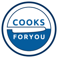 Cooks for you logo, Cooks for you contact details