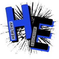 The Healthy Educator logo, The Healthy Educator contact details