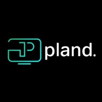 pland. logo, pland. contact details