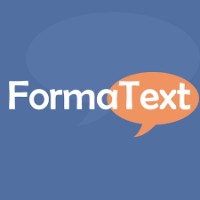 FormaText logo, FormaText contact details