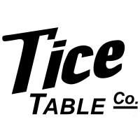 Tice Table Co. logo, Tice Table Co. contact details