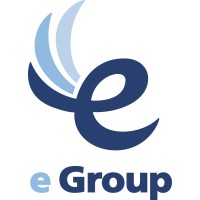 e Group logo, e Group contact details