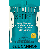 The Vitality Secret logo, The Vitality Secret contact details