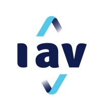 IAV logo, IAV contact details