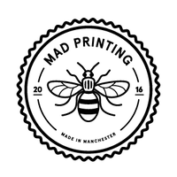 MAD Printing logo, MAD Printing contact details