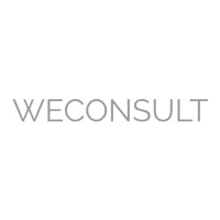 WeConsult logo, WeConsult contact details