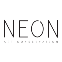 NEON Art Conservation logo, NEON Art Conservation contact details