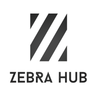 ZebraHub logo, ZebraHub contact details