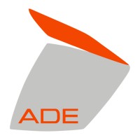 ADE logo, ADE contact details