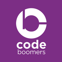 Code Boomers logo, Code Boomers contact details