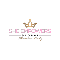 She Empowers Club logo, She Empowers Club contact details