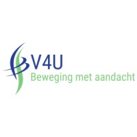 V4U logo, V4U contact details