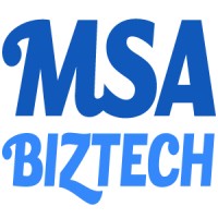 MSA Biztech logo, MSA Biztech contact details