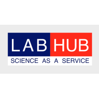 LabHUB logo, LabHUB contact details