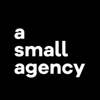 a small agency logo, a small agency contact details