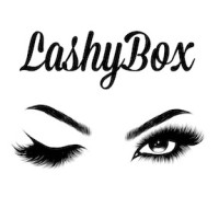 LashyBox logo, LashyBox contact details