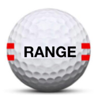 =RANGE= GOLF logo, =RANGE= GOLF contact details