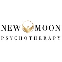 New Moon Psychotherapy logo, New Moon Psychotherapy contact details