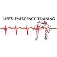 Life's Emergency Training logo, Life's Emergency Training contact details