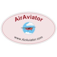 AirAviator logo, AirAviator contact details