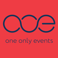 one only events logo, one only events contact details