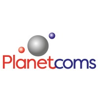 Planet Coms logo, Planet Coms contact details