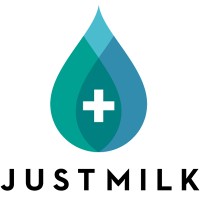 JustMilk logo, JustMilk contact details