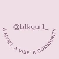 BLKGURL_ logo, BLKGURL_ contact details