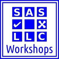 SAS Workshops logo, SAS Workshops contact details