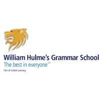 William Hulme's Grammar School logo, William Hulme's Grammar School contact details