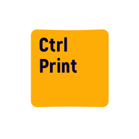 CtrlPrint logo, CtrlPrint contact details