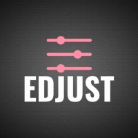 EDJUST™ logo, EDJUST™ contact details