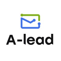 A-lead logo, A-lead contact details