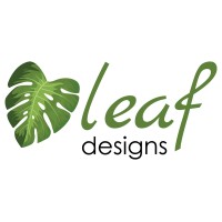 Leaf Designs logo, Leaf Designs contact details