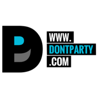 DONT PARTY logo, DONT PARTY contact details