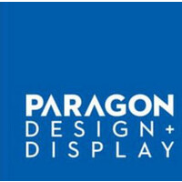 Paragon Design + Display logo, Paragon Design + Display contact details