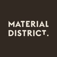 MaterialDistrict logo, MaterialDistrict contact details