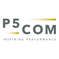 P5COM logo, P5COM contact details