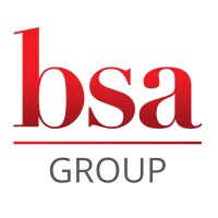 The BSA Group logo, The BSA Group contact details