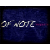 OF NOTE magazine logo, OF NOTE magazine contact details