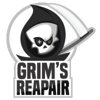 Grim's Reapair logo, Grim's Reapair contact details