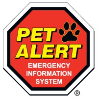 PET ALERT logo, PET ALERT contact details