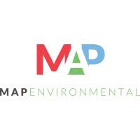 MAP Environmental logo, MAP Environmental contact details