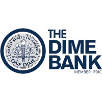 The Dime Bank logo, The Dime Bank contact details