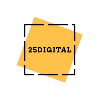 25 Digital logo, 25 Digital contact details