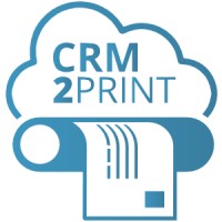 CRM2Print logo, CRM2Print contact details