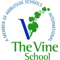 The Vine School logo, The Vine School contact details