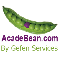 AcadeBean logo, AcadeBean contact details