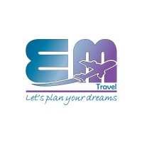 EM Travel logo, EM Travel contact details