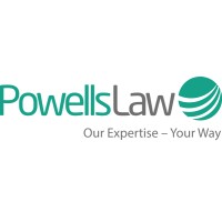 PowellsLaw logo, PowellsLaw contact details